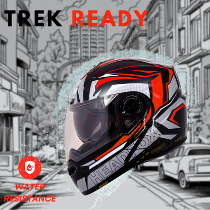 NF2 METRO GLOSS GREY FLIP-UP DOUBLE VISOR HELMET