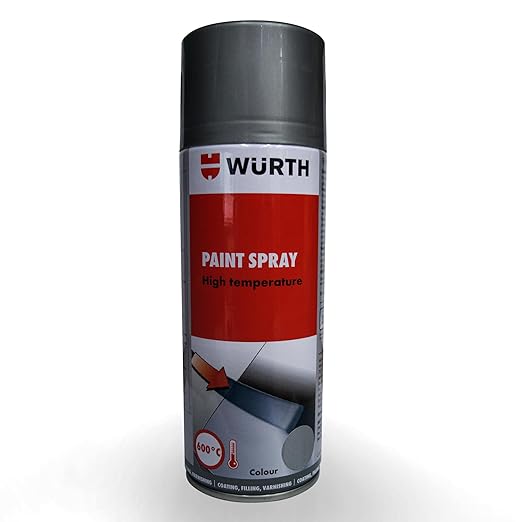 Wuerth High Temp Aluminium Spray Paint 300ml