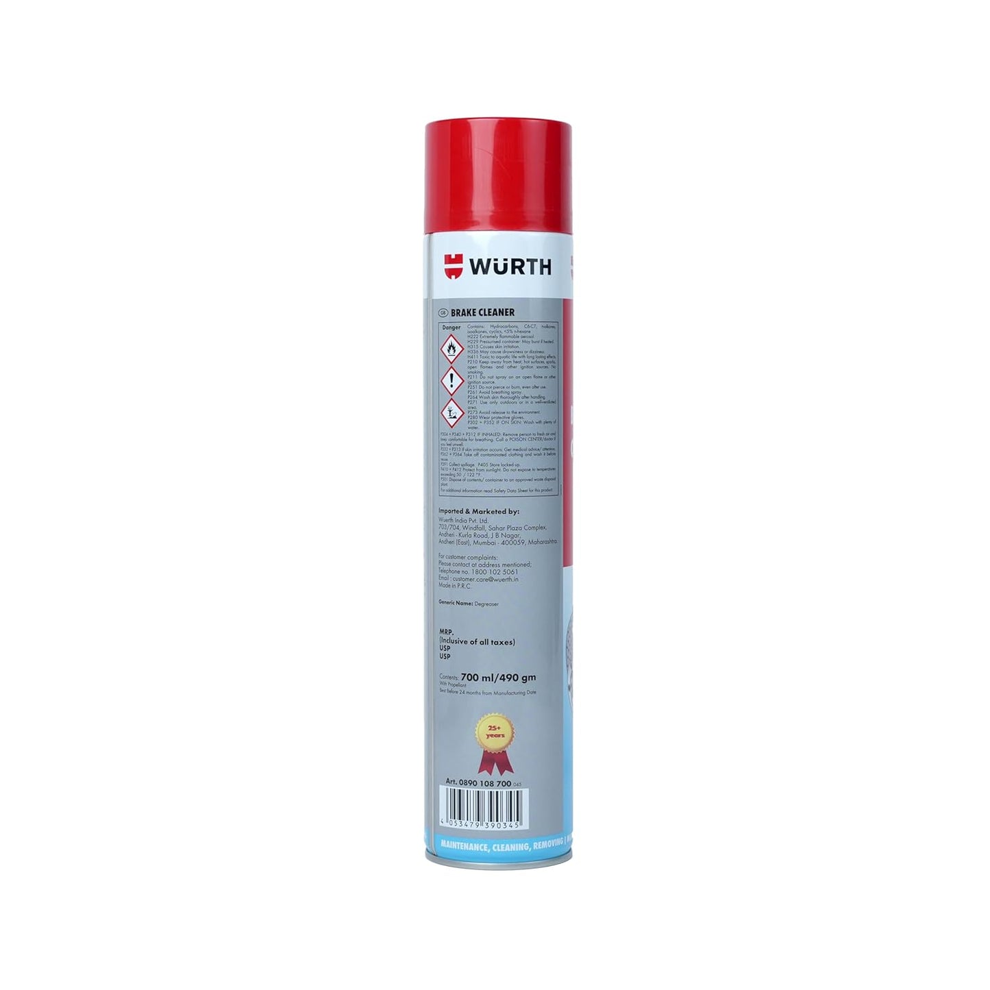 WURTH BRAKE CLEANER (100ML)