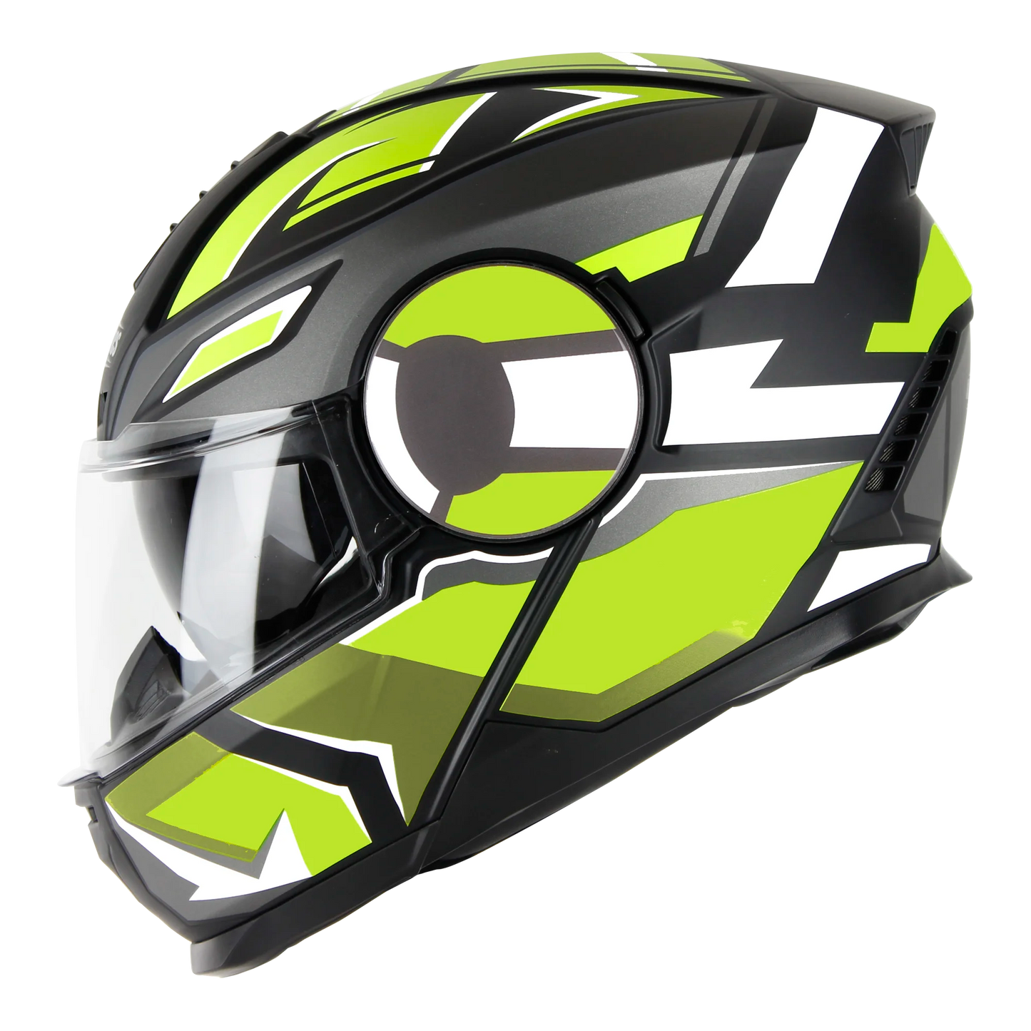 STEELBIRD SBH-40 MATT BLACK NEON