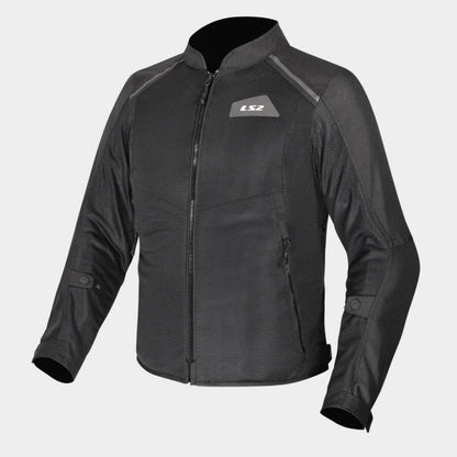 LS2 BREEZE JACKET - BLACK - CE CLASS A CERTIFIED JACKET