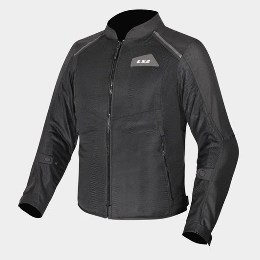 LS2 BREEZE JACKET - BLACK - CE CLASS A CERTIFIED JACKET