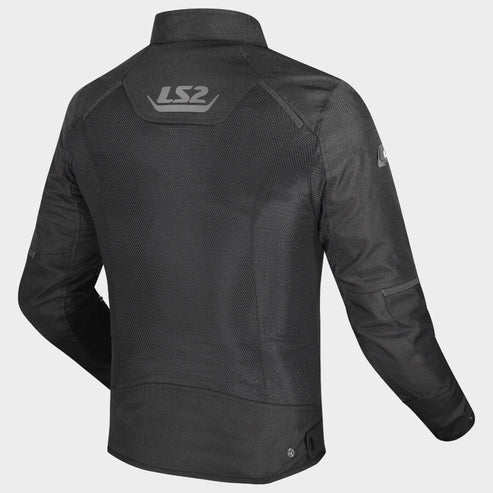 LS2 BREEZE JACKET - BLACK - CE CLASS A CERTIFIED JACKET