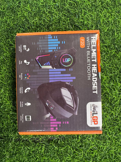 LGP F20 HELMET HEADSET WITH BLUETOOTH