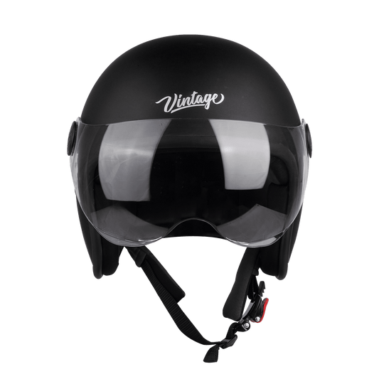 STEELBIRD SBH-54 VINTAGE GLOSSY BLACK