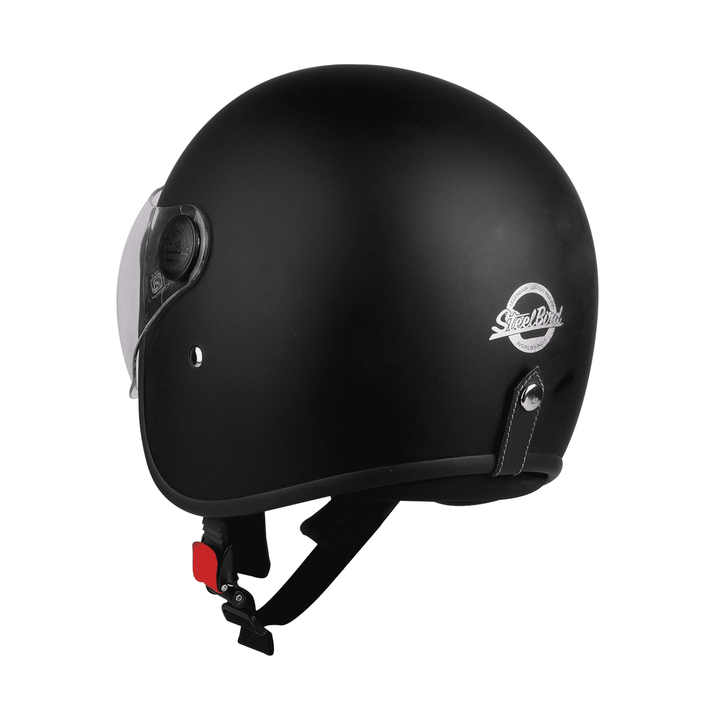 STEELBIRD SBH-54 VINTAGE GLOSSY BLACK