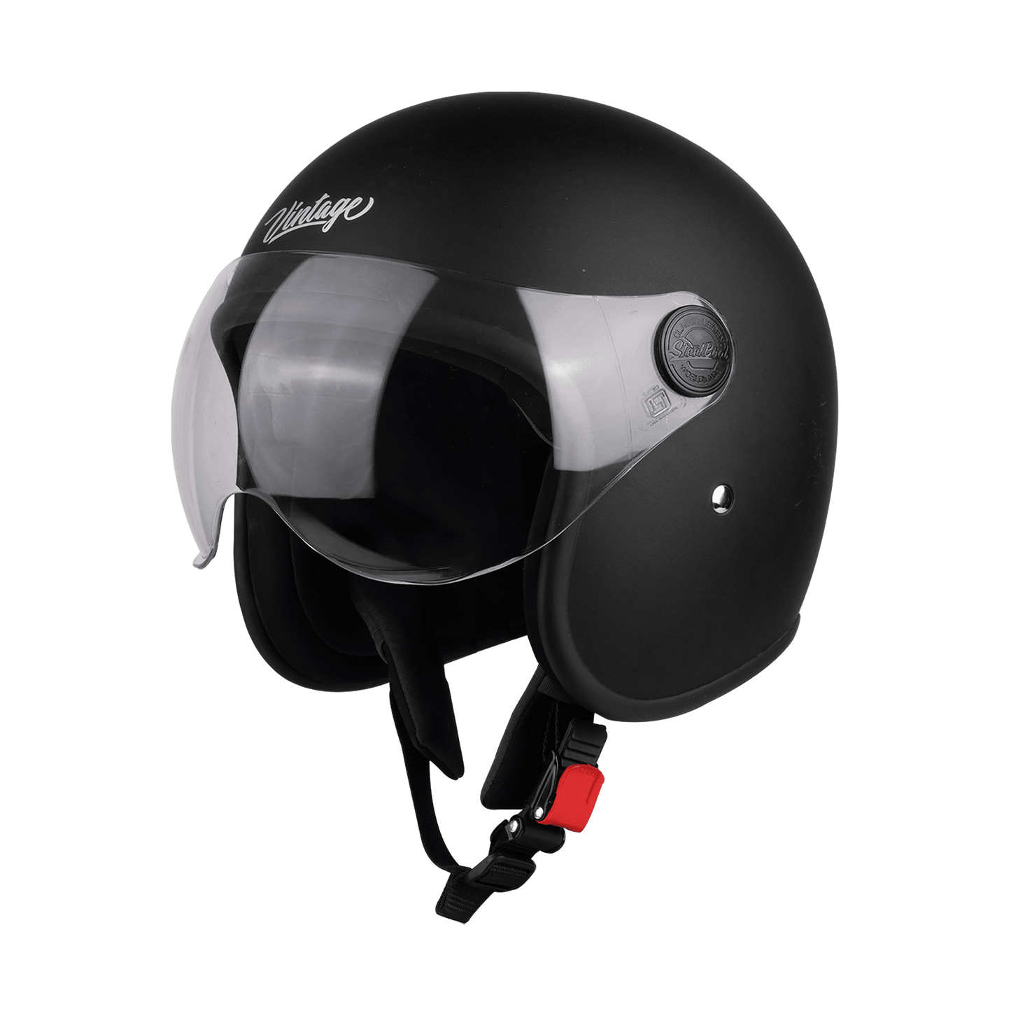 Steelbird  SBH-54 VINTAGE MAT BLACK