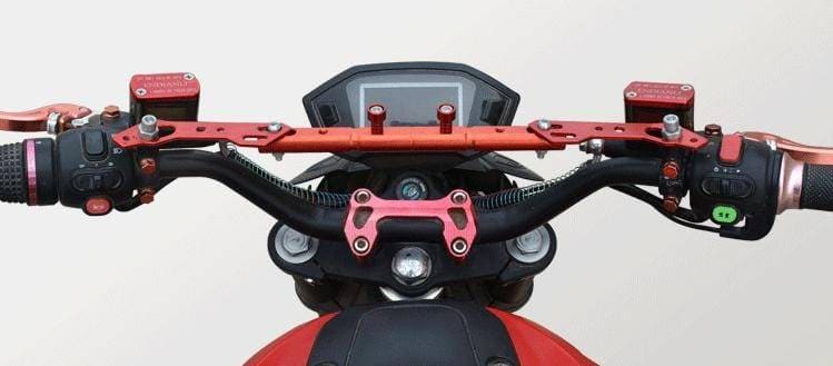 Motorcycle Scooter Crossbar Balancebar Aluminum Alloy Multifunctional Adjustable Extension Rod Phone Holder Bar