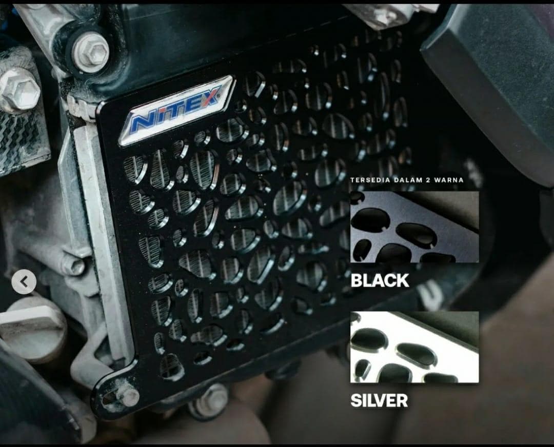 YAMAHA AEROX ACCESSORIES INDIA YAMAHA AEROX RADIATOR GRILL NET CNC ALUMINIUM NITEX