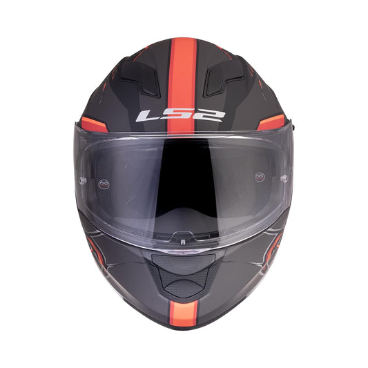 FF320 STREAM EVO ZUKO MATT BLACK HI-VIZ ORANGE