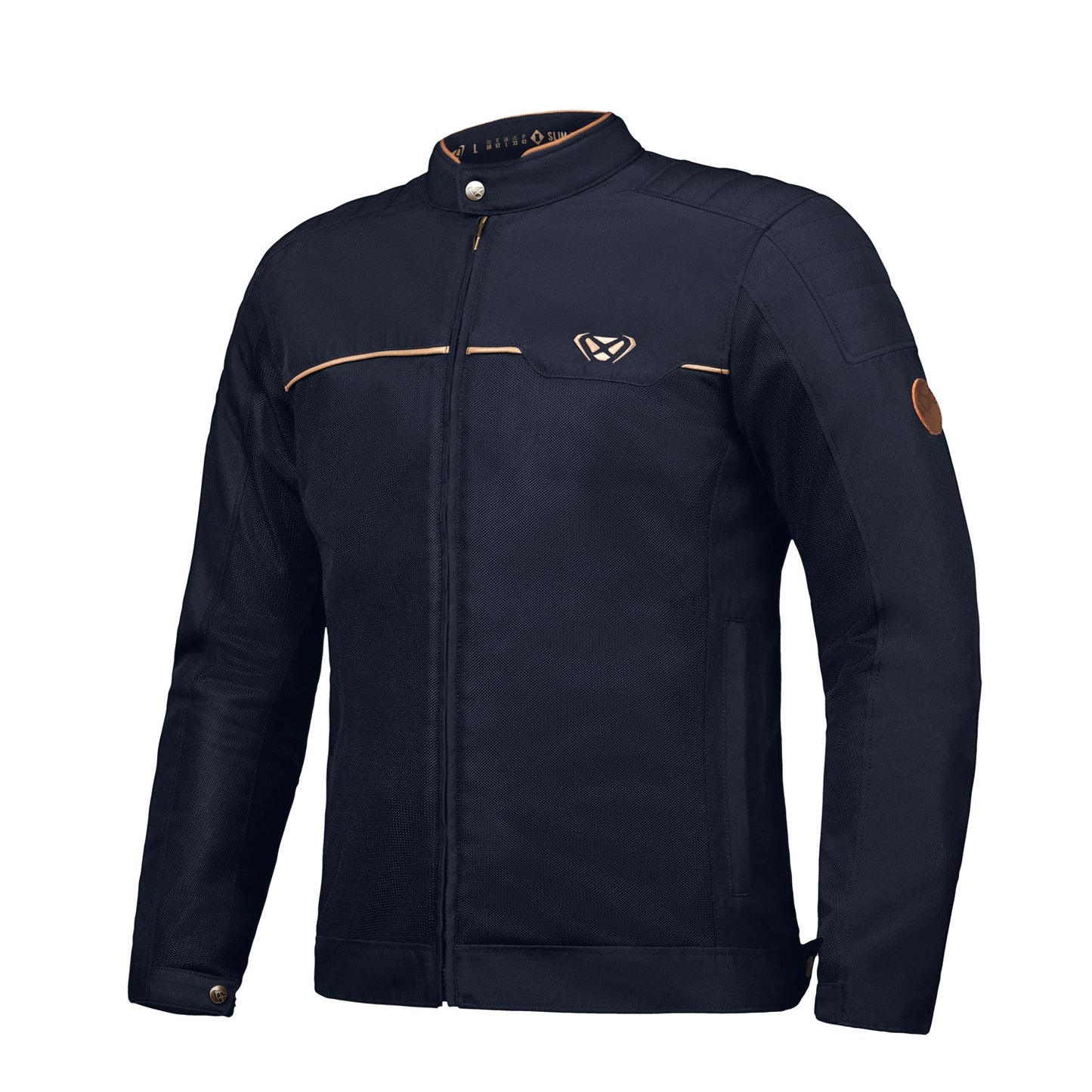 Cornet Jacket - Navy/Brown