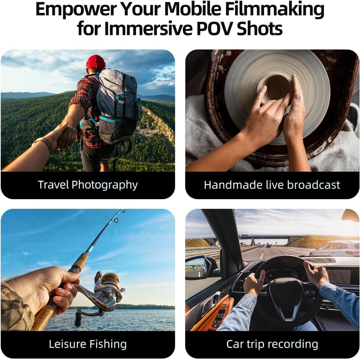 TELESIN Magnetic Neck Mount for Phones