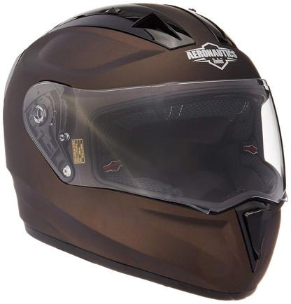 Steelbird SA-1 Aeronautics Full Face Helmet Matt Brown