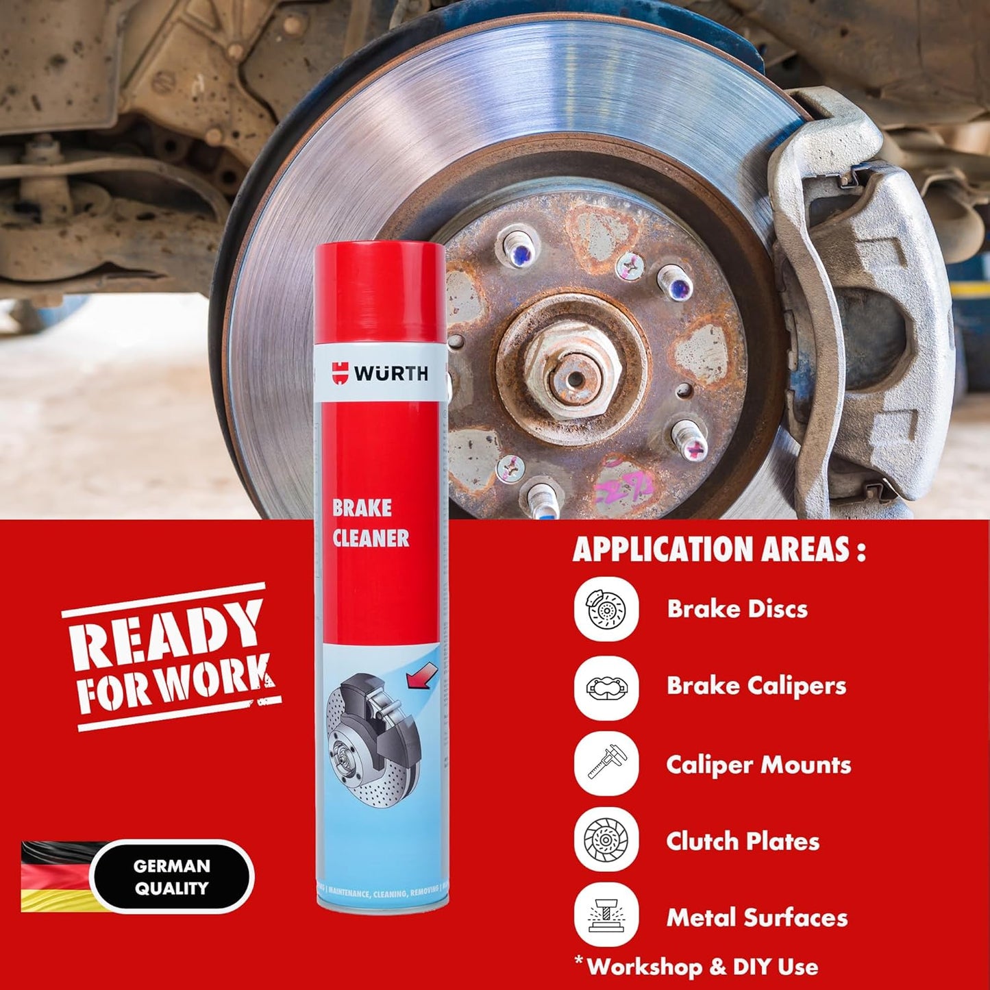 WURTH BRAKE CLEANER (100ML)
