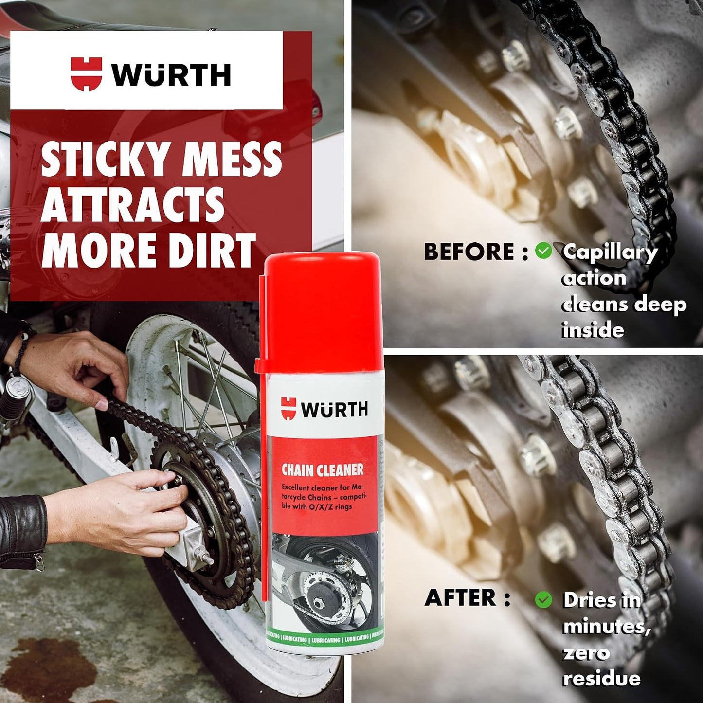 Wurth Chain Cleaner 100ml