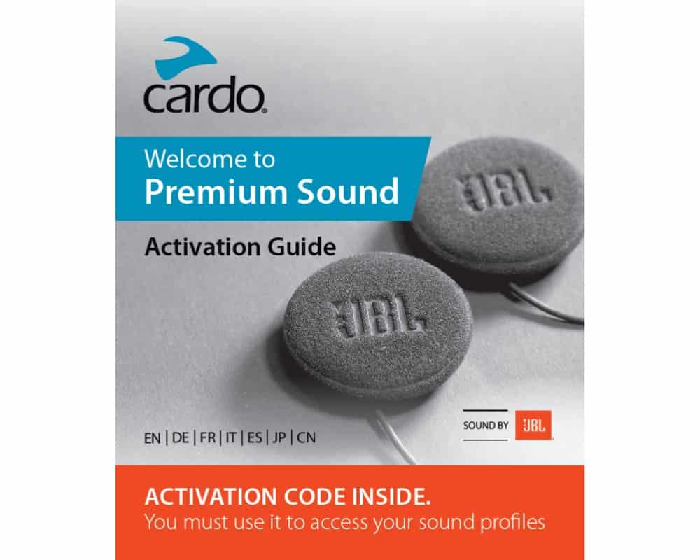 CARDO ACCESSORY – PACKTALK EDGE / PRO – 2ND HELMET KIT – JBL