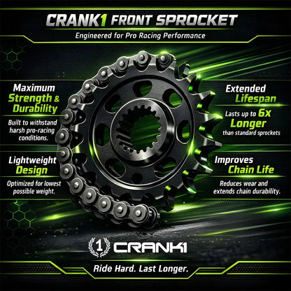 Sprocket For Ducati Scrambler Classic 800 (2015-2018) - Front - CPF736.15T - CRANK1