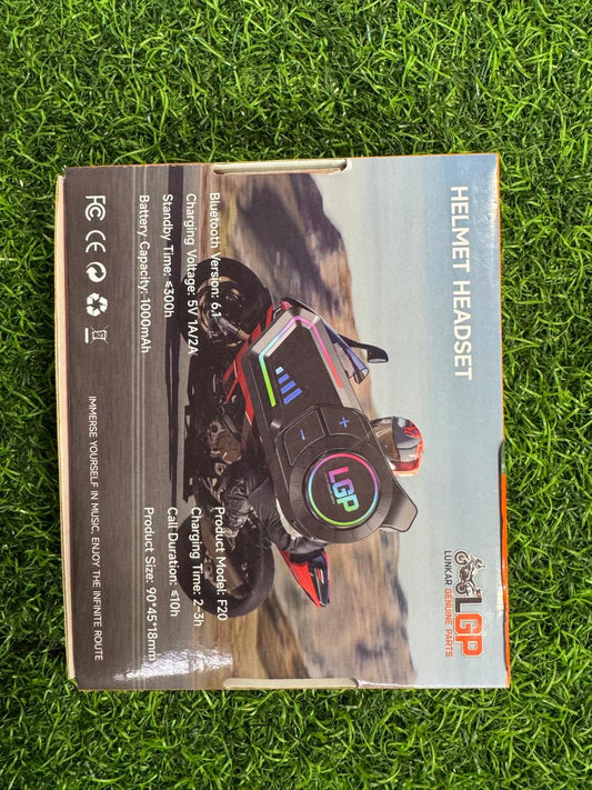 LGP F20 HELMET HEADSET WITH BLUETOOTH