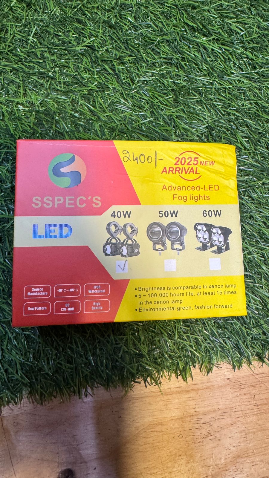 SSPEC'S LED 40W FOG LIGHTS
