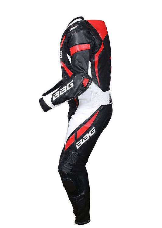 BBG RACE SUIT - Black White Red
