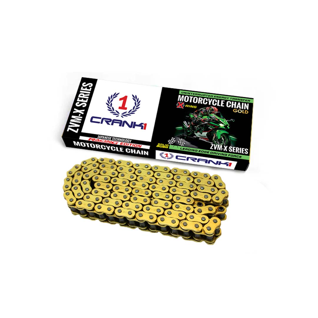 Chain For Aprilia Caponord 1200 (2013-2016) - 525 Pitch x 112 Links Gold (ZVMX)
