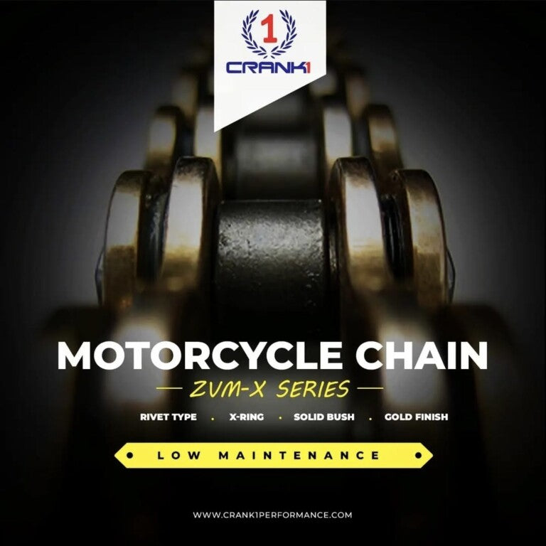 Chain For Aprilia Caponord 1200 (2013-2016) - 525 Pitch x 112 Links Gold (ZVMX)