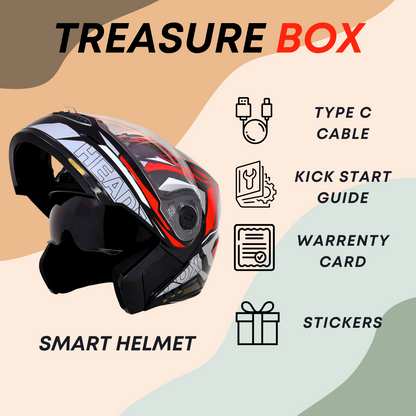 NF2 METRO GLOSS GREY FLIP-UP DOUBLE VISOR HELMET