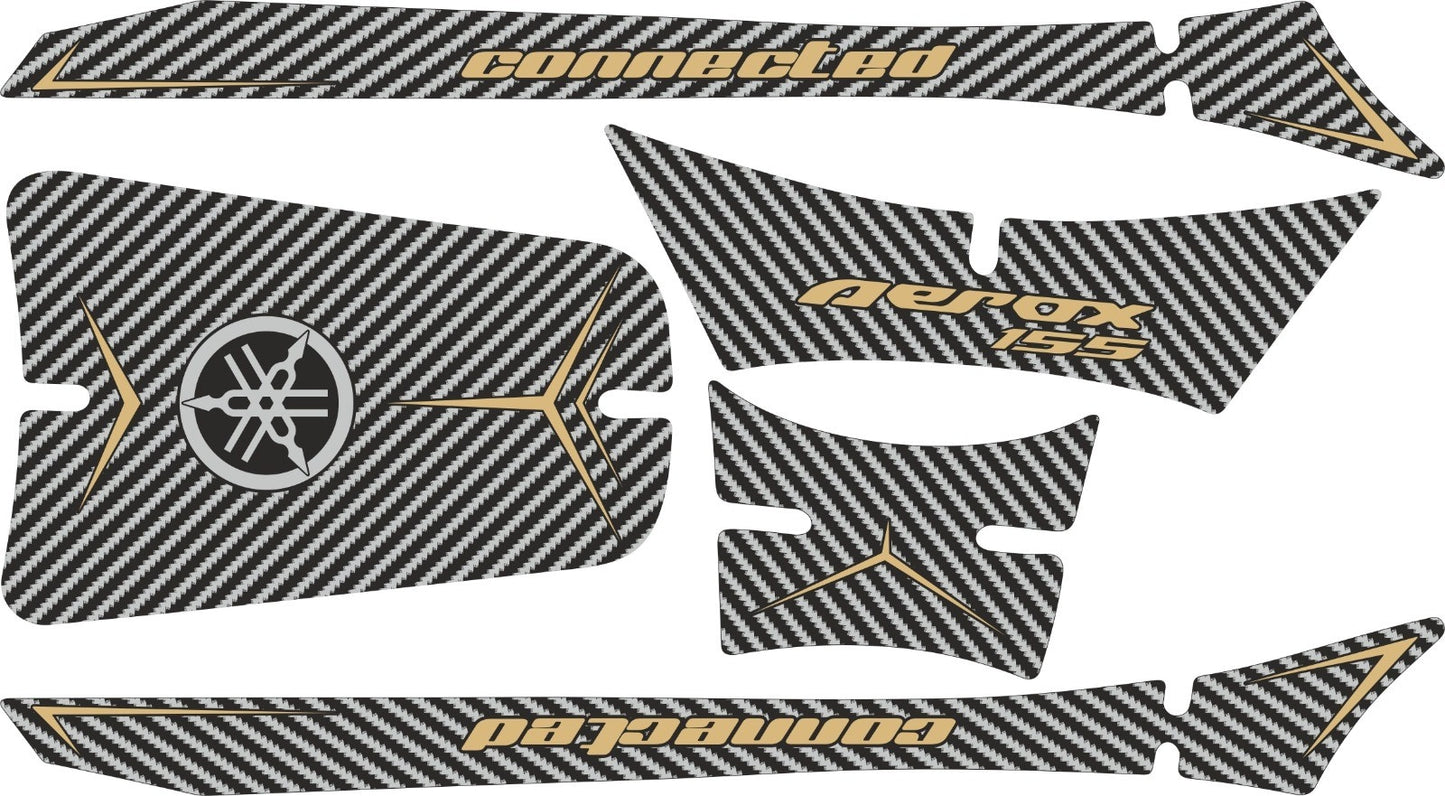 YAMAHA AEROX ACCESSORIES INDIA YAMAHA AEROX TANKPAD / TANK COVER