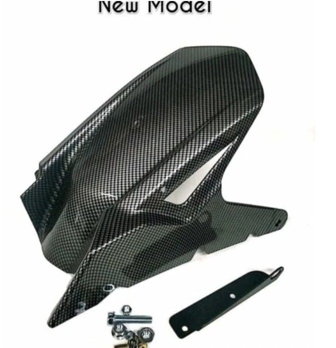 YAMAHA AEROX ACCESSORIES INDIA YAMAHA AEROX REAR TYRE HUGGER REAR TYRE FENDER CARBON TYPE 2