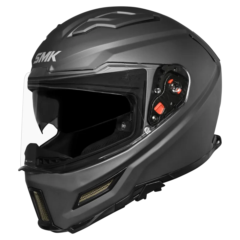 SMK Agnar Solid Matt Black (MA200) Helmet
