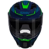 SMK Agnar Tektron Matt Blue Green (MA558) Helmet