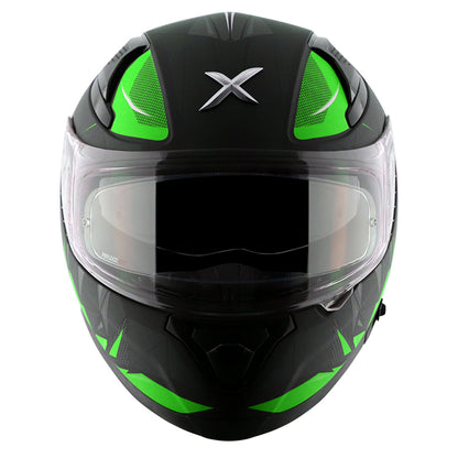 Apex Hunter Helmet DULL BLACK NEON GREEN