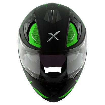 Apex Hunter Helmet DULL BLACK NEON GREEN