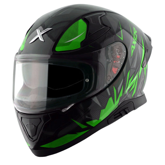 Apex Hunter Helmet BLACK NEON GREEN