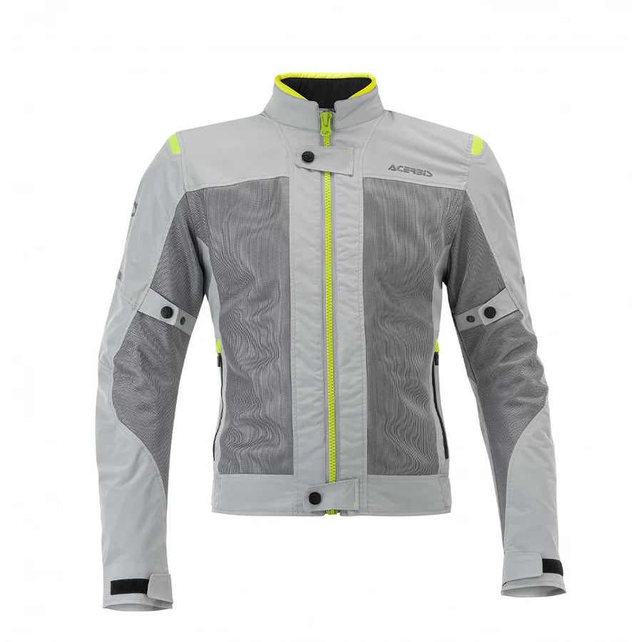 Acerbis Ramsey  Vented Jacket – Grey/Yellow