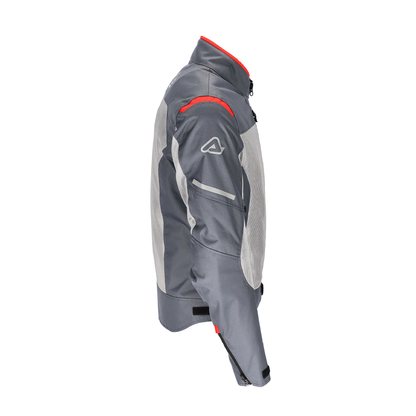 Ruby Jacket - Grey/Red