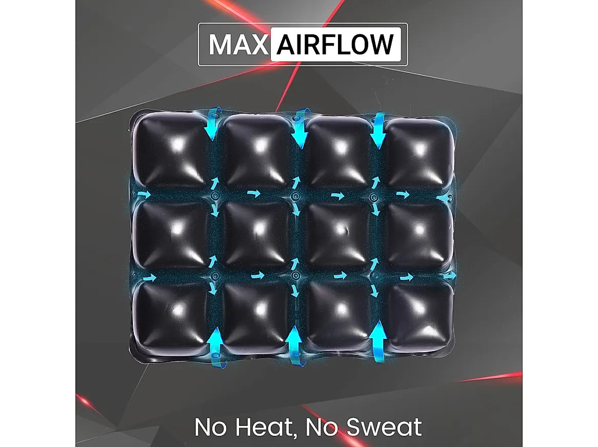 Air Comfy Seat Cushion for Motorcycle Long Rides (Pillion Premium)