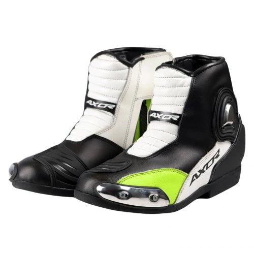 Axor Slicks Riding Boots BLACK NEON GREEN