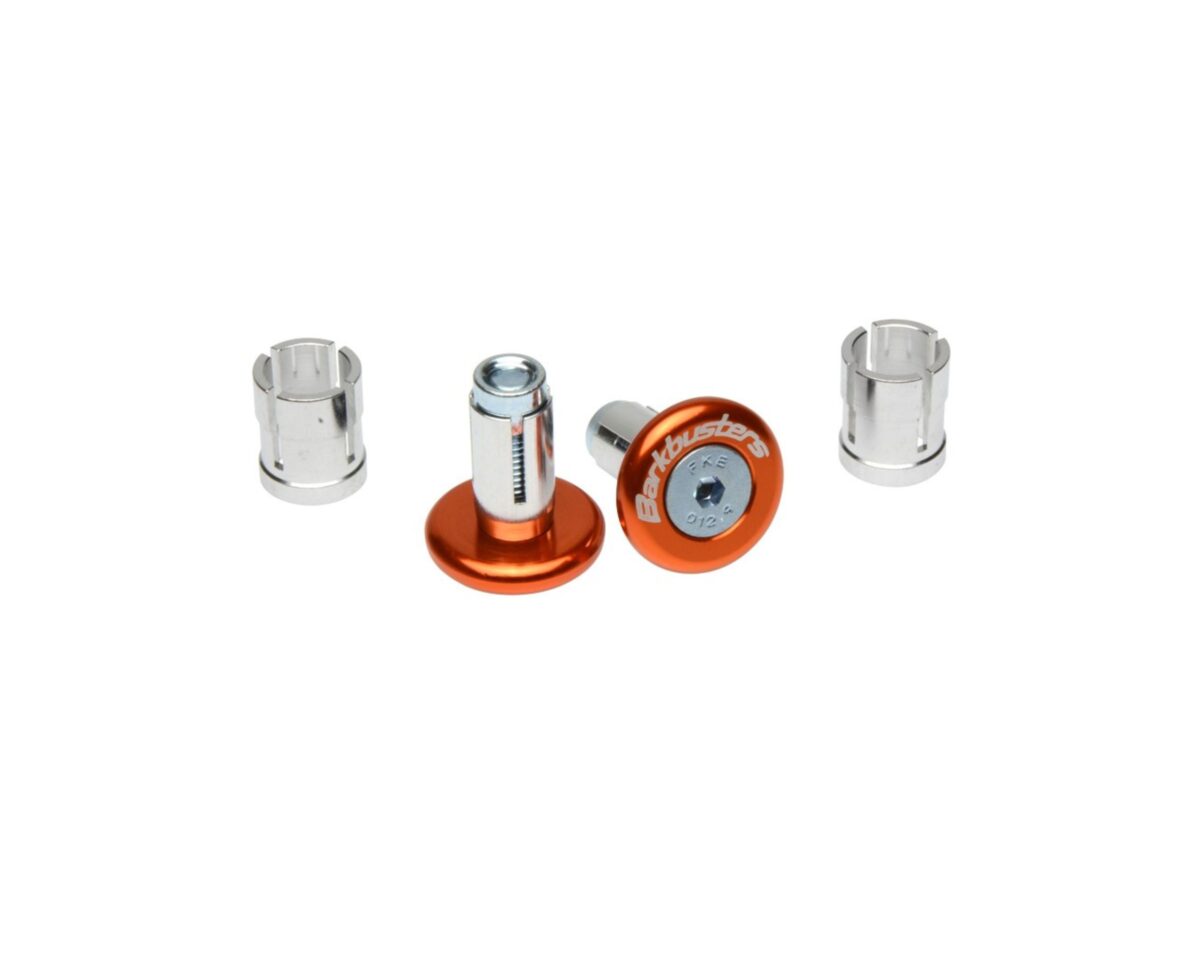 Barkbusters Bar End Grip Protectors Orange (B-045-OR)