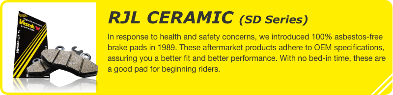DISC BRAKE PAD VESRAH MADE IN JAPAN CERAMIC VESRAH SD-291