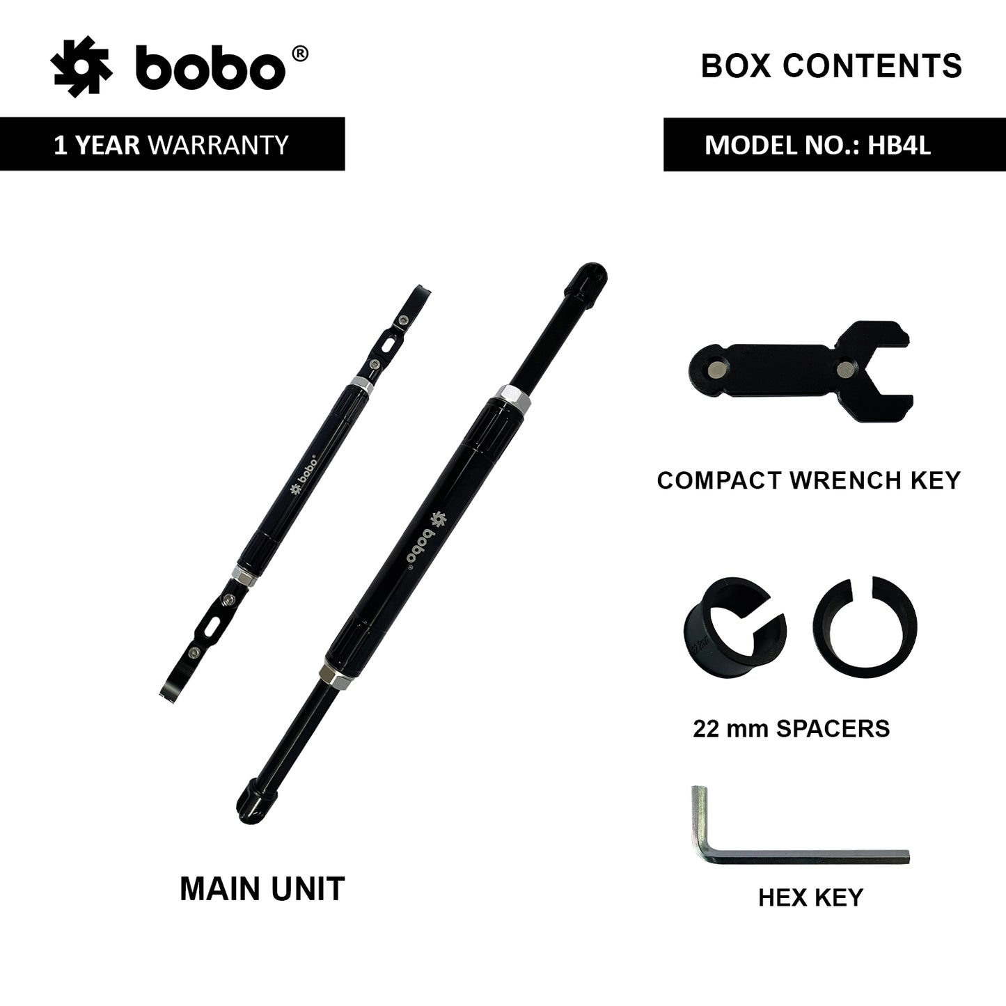 BOBO HB4L Handlebar Rod