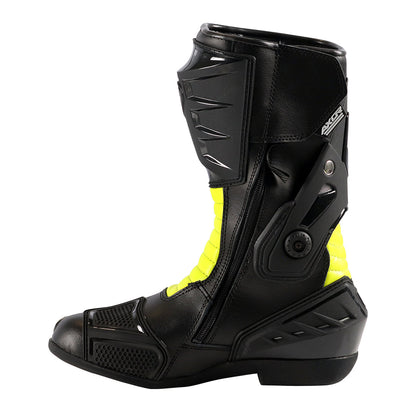 Axor Slipstream Riding Boots BLACK NEON GREEN