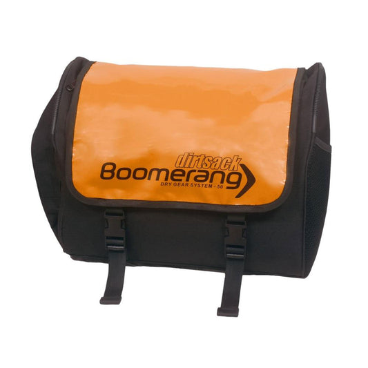 DIRTSACK BOOMERANG BLACK ORANGE SADDLE BAG