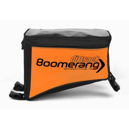 DIRTSACK BOOMERANG BLACK ORANGE TANK BAG