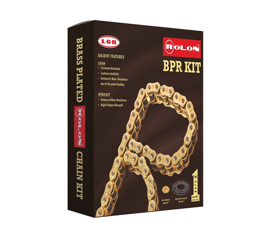 Brass Chain and Sprocket kit for FZ V3.0 / V2.0 REAR DISC - KIT NMRC F327