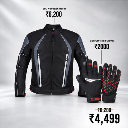 BBG VOYAGER + OFF-ROAD GLOVES COMBO