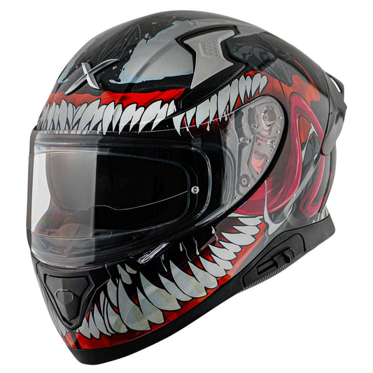 Apex Marvel Venom Helmet Black Red