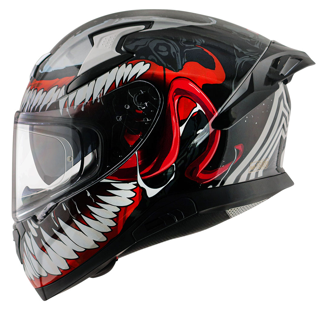 Apex Marvel Venom Helmet Black Red