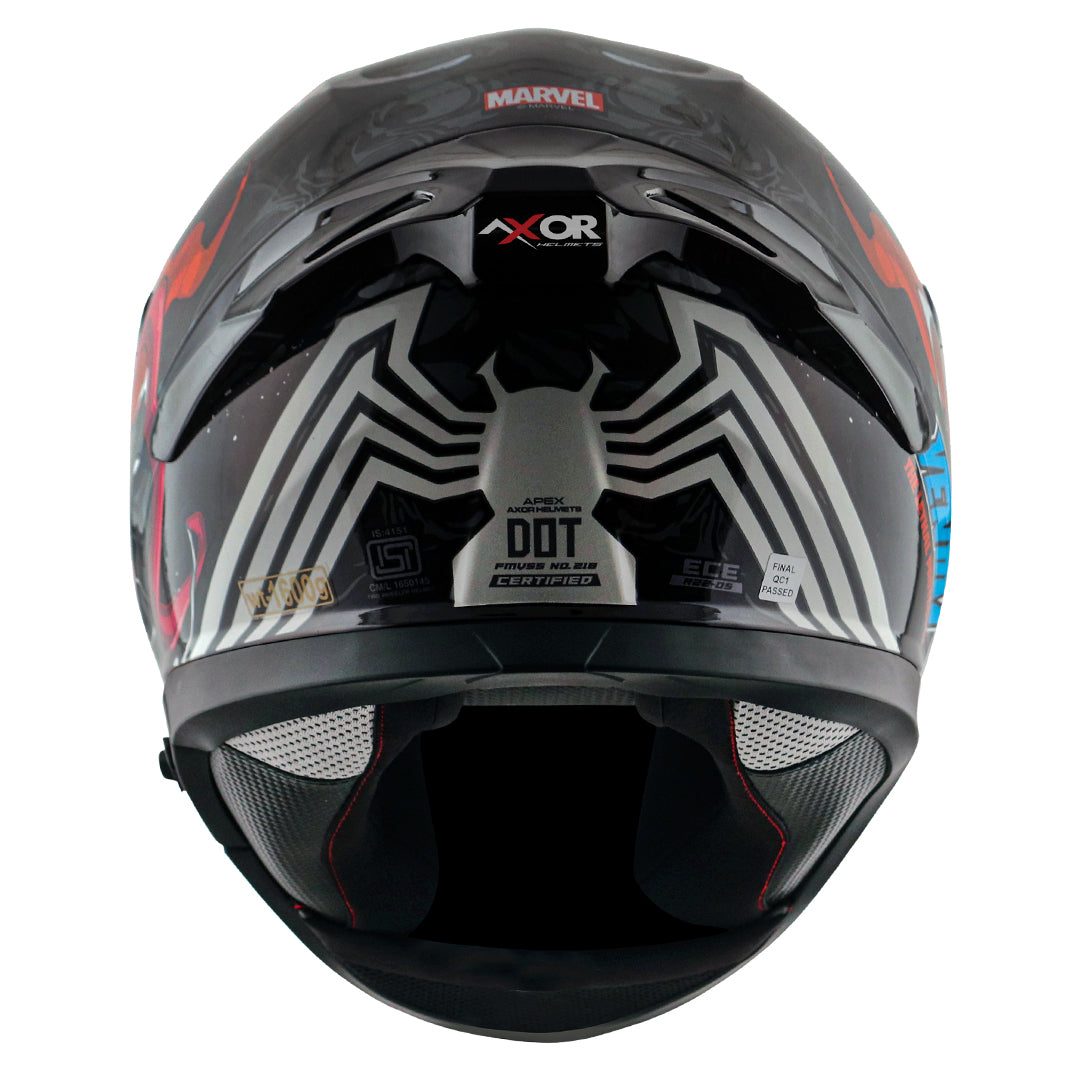 Apex Marvel Venom Helmet Black Red