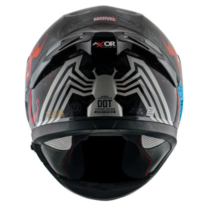 Apex Marvel Venom Helmet Black Red